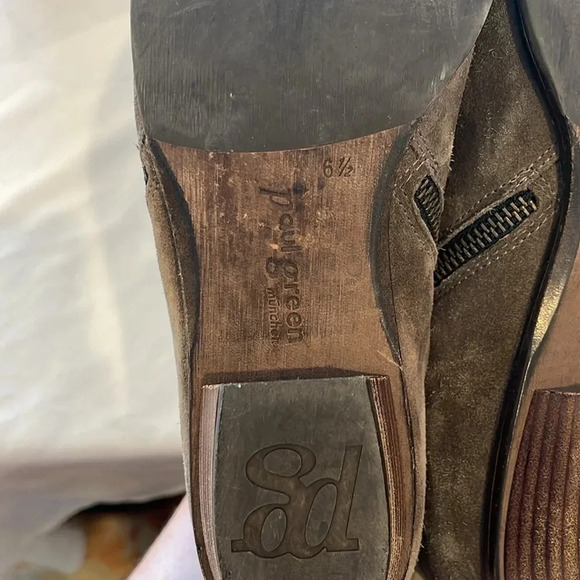 Paul Green Jillian Ankle Bootie suede boots UK women’s 6.5 US women’s size 9 EUC - Picture 6 of 8